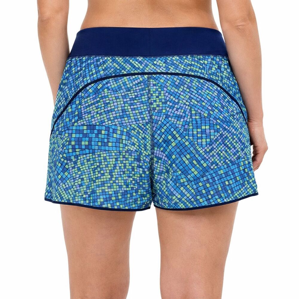Lands End Swim Size 12 Board Skort Tropical Lands' End - Picture 2 of 14